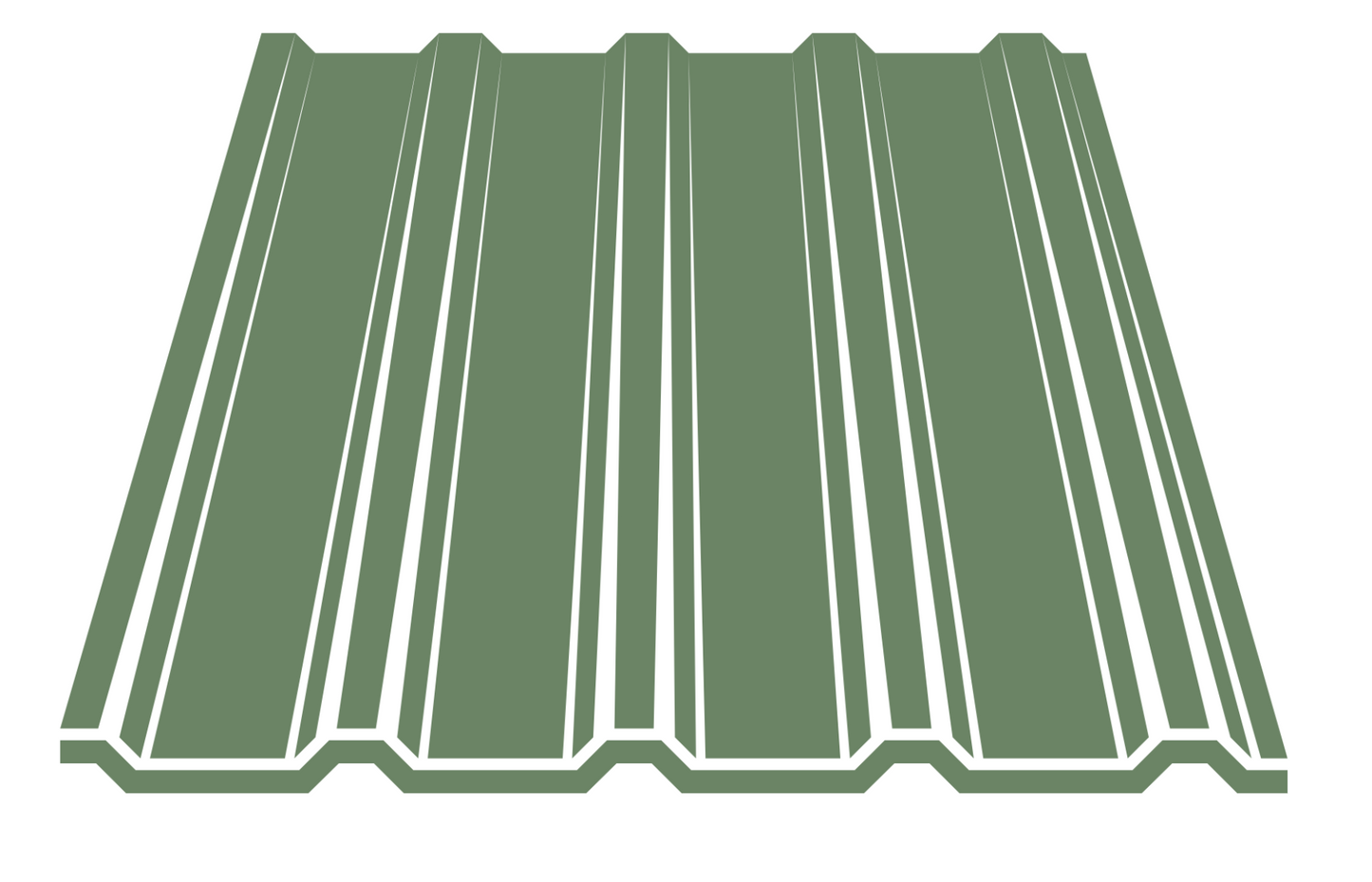 3' Wide Tuff Rib - 29 Gauge Steel