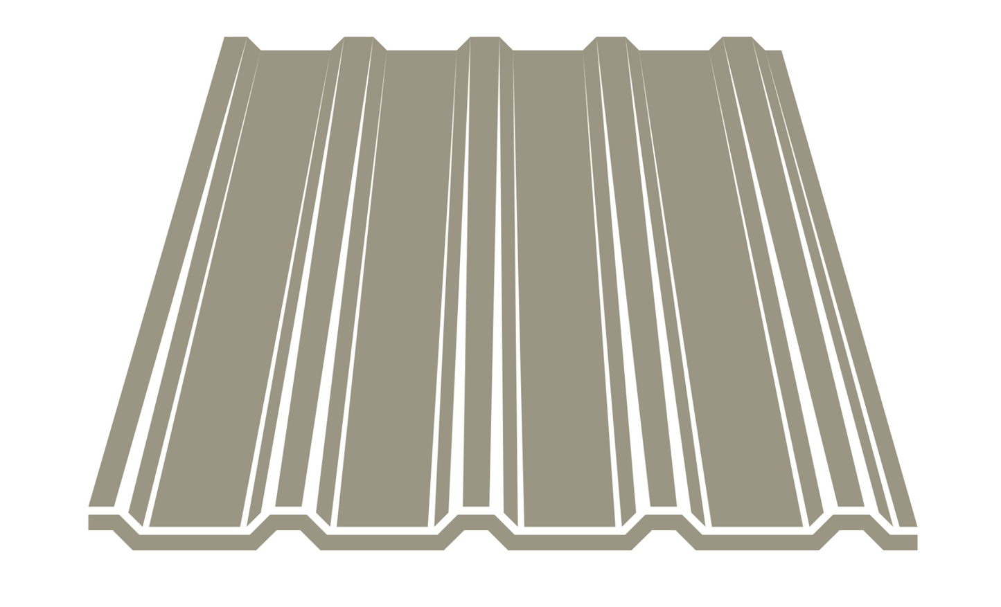 3' Wide Tuff Rib - 29 Gauge Steel